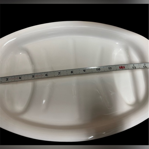 RARE! Corning Ware Steak Platter-P-19 Blue Cornflower-Serving Dish-2 available - Picture 7 of 10